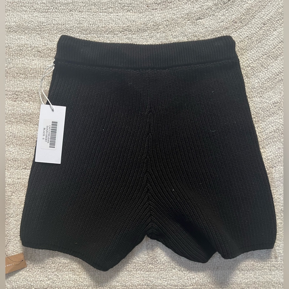 Reformation Black Knit Shorts - Picture 3 of 3